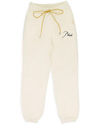 Rhude - Script Logo Terry Sweatpants - Lyst