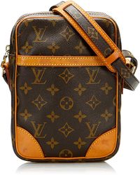 leather crossbody bag Louis Vuitton Brown in Leather - 18157342