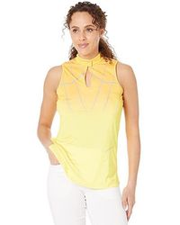 Jamie Sadock - Top Stretch Cyber Print Halter Neck Keyhole Jdm503 - Lyst