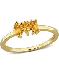 Mimi & Max - Multi-Gem Three Stone Ring Sterling - Lyst