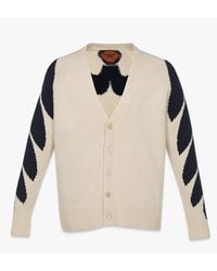 MCM - Intarsia Laurel Cardigan - Lyst