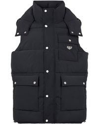 Philipp Plein - Nylon Puffer Vest Gothic Plein - Lyst