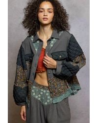Pol - Pearl And Floral Jacket - Lyst