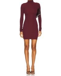 ÉTERNE - Ribbed Turtlenck Mini Dress - Lyst