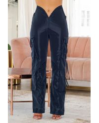 TRUEDAMES - V Cut Cargo Pants - Lyst
