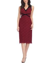 JS Collections - Audrey Lace Sleeveless Sheath Dress - Lyst