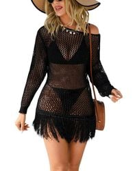 ENJOY PETRA - Beach Mini Dress - Lyst