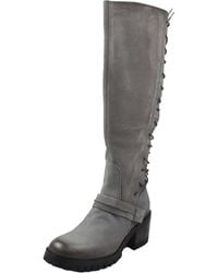 Miz Mooz - Mayer Suede Stacked Heel Knee-High Boots - Lyst