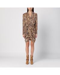 Isabel Marant - Cleora Snake Print Dress - Lyst