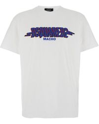 DSquared² - Cool Fit Tee Relaxed Fit Tee - Lyst