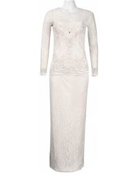 Sue Wong - Floral Lace Evening Dress - Lyst