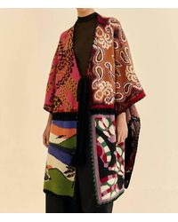 FARM Rio - Mixed Prints Media Kimono - Lyst