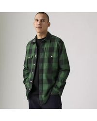 Levi's - Classic Worker Overshirt Plaid Classic Button Up Jax1452 - Lyst