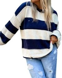 Blakeley - Kadie Striped Knit Sweater - Lyst