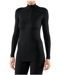 FALKE - Maximum Warm Quarter Zip Base Layer Top - Lyst
