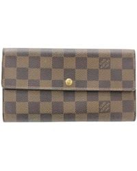 Louis Vuitton - Portefeuille Long Leather Wallet (pre-owned) - Lyst