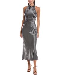 O.P.T - Nora Silk Slip Dress - Lyst
