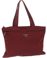 Prada - Synthetic Tote Bag (pre-owned) - Lyst