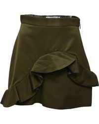 MSGM - Ruffle Trim Mini Skirt - Lyst