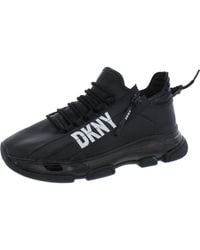 DKNY - Tokyo Faux Leather Lace-up Athletic & Training Shoes - Lyst