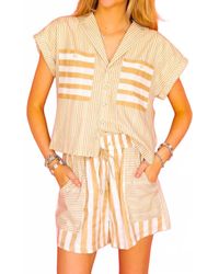 Emily Mccarthy - Scout Short Stripe - Lyst