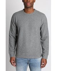 Jachs New York - Wool Blend Soft Long Sleeve Crewneck Sweater - Lyst