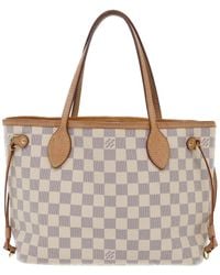 Louis Vuitton - Neverfull Pm Canvas Tote Bag (pre-owned) - Lyst