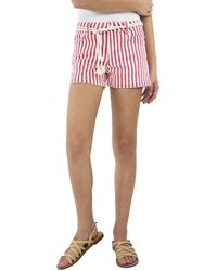 Tractr - Jeans Mid Rise Stripe Short - Lyst