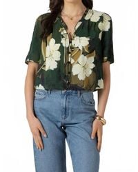 Dex - Button Front Blouse - Lyst