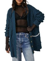 Free People - Knit Cold Weather Cardigan Sweater - Lyst