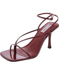 Steve Madden - Annie Faux Leather Thong Slingback Heels - Lyst