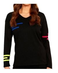 Angel - Long Sleeve V-Neck Top - Lyst