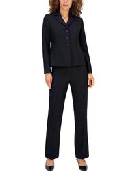Le Suit - Plus Woven 2pc Pant Suit - Lyst