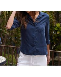 Bella Dahl - Shirt Tail Long Sleeve Top - Lyst