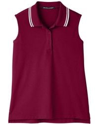 Devon & Jones - Crownlux Performanceplaited Tipped Sleeveless Polo - Lyst