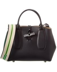 Longchamp - Roseau Small Leather Handbag - Lyst