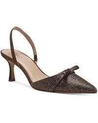 INC - Gelsey Embellished Ankle Strap Slingback Heels - Lyst