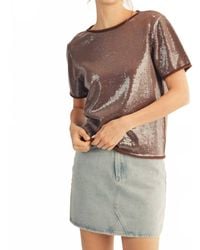 Jodifil - Tiny Sequins Covered Sweater Top - Lyst
