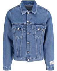 GALLERY DEPT. - Worn-Wash Logo Denim Jacket - Lyst