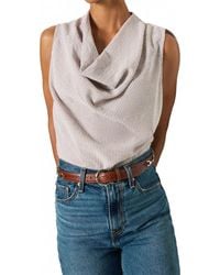 Nation Ltd - Cille Cowl Neck Tank - Lyst