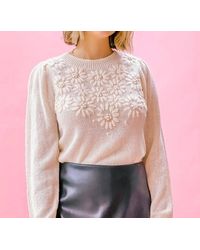 Lucy Paris - Tilda Embroidered Sweater - Lyst