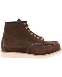 Red Wing - Chocolate Classic Moc Muleskinner Suede Ankle Boots - Lyst