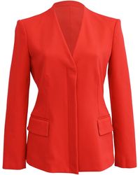Theory - Hidden-Buttoned Blazer With Pockets - Lyst