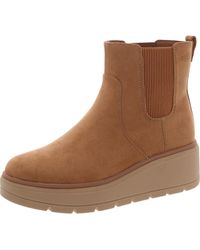 Dr. Scholls - Nice Max Up Stretch Faux Suede Chelsea Boots - Lyst
