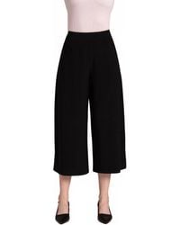 Sympli - Side Slit Wide Leg Capri Pant - Lyst