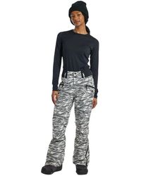 Burton - Marcy Ski Pants Zebra Camo Rise High Waterproof Jax855 - Lyst