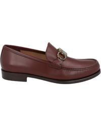 Ferragamo - Rolo Leather Loafers - Lyst