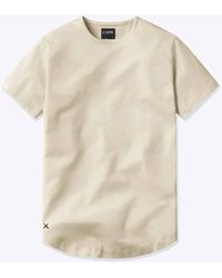 Cuts - Curve-Hem Short Sleeve Tee - Lyst