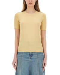 Paul Smith - Short Sleeve Slim Fit Knitted Top - Lyst