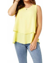 Coco + Carmen - Callum Double Layer Tank - Lyst